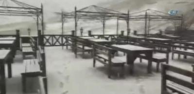 Uludağ&rsquo;a nisan karı