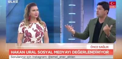 &Uuml;nl&uuml; sanat&ccedil;ı Hakan Ural &Uuml;lke TV'de sosyal medyada denetimin &ouml;nemine dikkat &ccedil;ekti