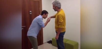 Usta oyuncu Behzat Uygur'dan sıra dışı bayramlaşma!
