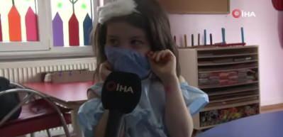 Uzun aradan sonra anaokulu ve ilkokullarda ilk ders zili &ccedil;aldı