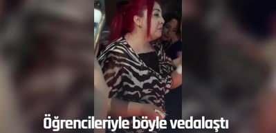 Vahşice &ouml;ld&uuml;r&uuml;len Aylin S&ouml;zer &ouml;ğrencileriyle b&ouml;yle vedalaştı!