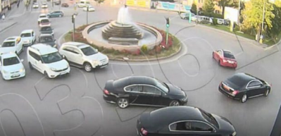 Valinin makam aracı yanında drift attı, cezayı yedi