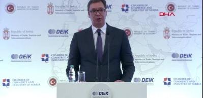 Vucic'ten Erdoğan'a teşekk&uuml;r ve T&uuml;rklere &ccedil;ağrı!