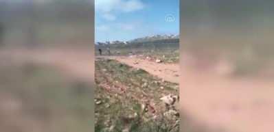 Yahudi yerleşimcilerin g&ouml;z&uuml; d&ouml;nd&uuml;: Filistinli aileye taşlı sopalı saldırı!
