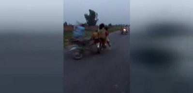 Yasa dışı yarışta katliam gibi kaza!