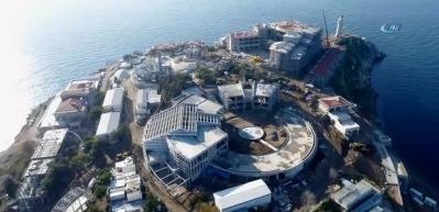 Yassıada'nın son hali havadan g&ouml;r&uuml;nt&uuml;lendi