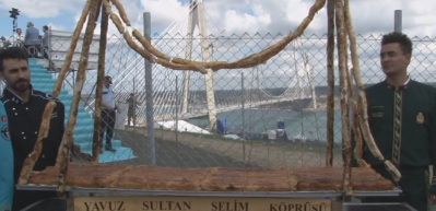 Yavuz Sultan Selim K&ouml;pr&uuml;s&uuml;'ne &ouml;zel b&ouml;rek hazırladı