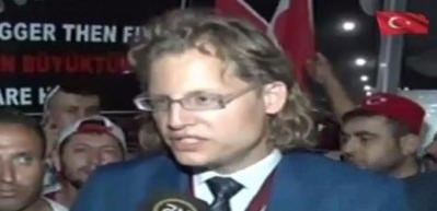  Yenikapı'ya gelen Alman gazeteciden Merkel'e tepki