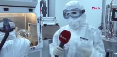 Yerli koronavir&uuml;s ilacının &uuml;retildiği fabrika g&ouml;r&uuml;nt&uuml;lendi