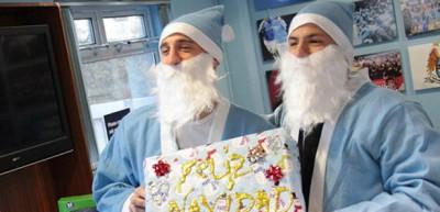 City'de Ag&uuml;ero ve Zabaleta noel baba oldu