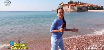 Yıl i&ccedil;inde 7 ay denize giriliyor. Karadağ Sveti Stefan Adası ve plajı