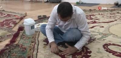 Yıldız K&ouml;şk&uuml;'n&uuml;n 3 tonluk tarihi halısı restore ediliyor