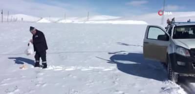 Yılın 6 ayı kapalı olan karayolunu a&ccedil;ma &ccedil;alışmaları devam ediyor