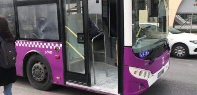 Yolcu, otob&uuml;ste yangın t&uuml;p&uuml;nden boşalan tozdan etkilendi