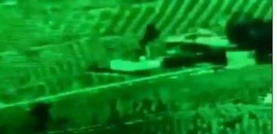 YPG'li ter&ouml;ristlerin vurulma anı
