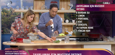 Zayıflatan mucize detoks tarifi