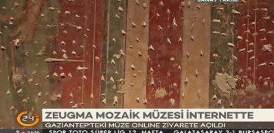 Zeugma Mozaik M&uuml;zesi internette