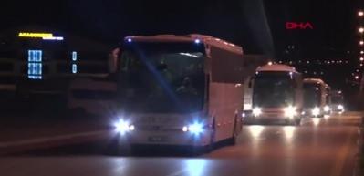 Almanya'dan getirilen 329 kişi, Ankara'da KYK yurduna yerleştirildi
