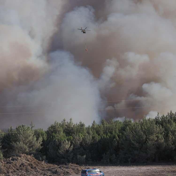 BALIKESİR'DE DE YANGIN ÇIKTI