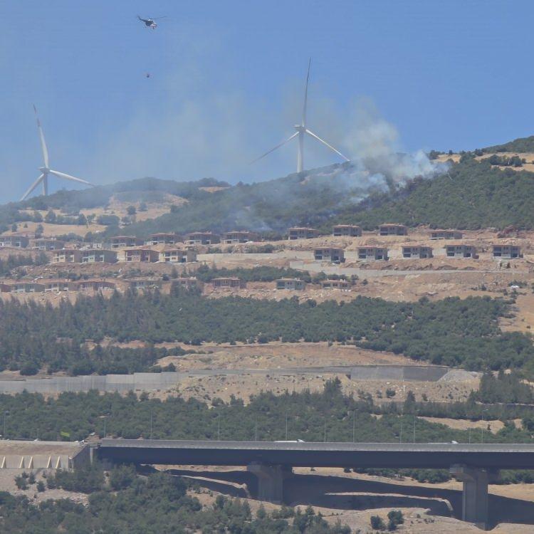 ÇEŞME'DEKİ YANGIN KONTROL ALTINA ALINDI