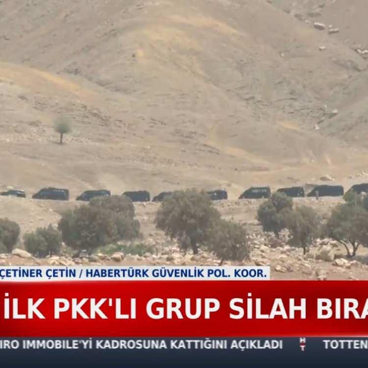 TERÖRİSTLER SİLAH BIRAKIYOR
