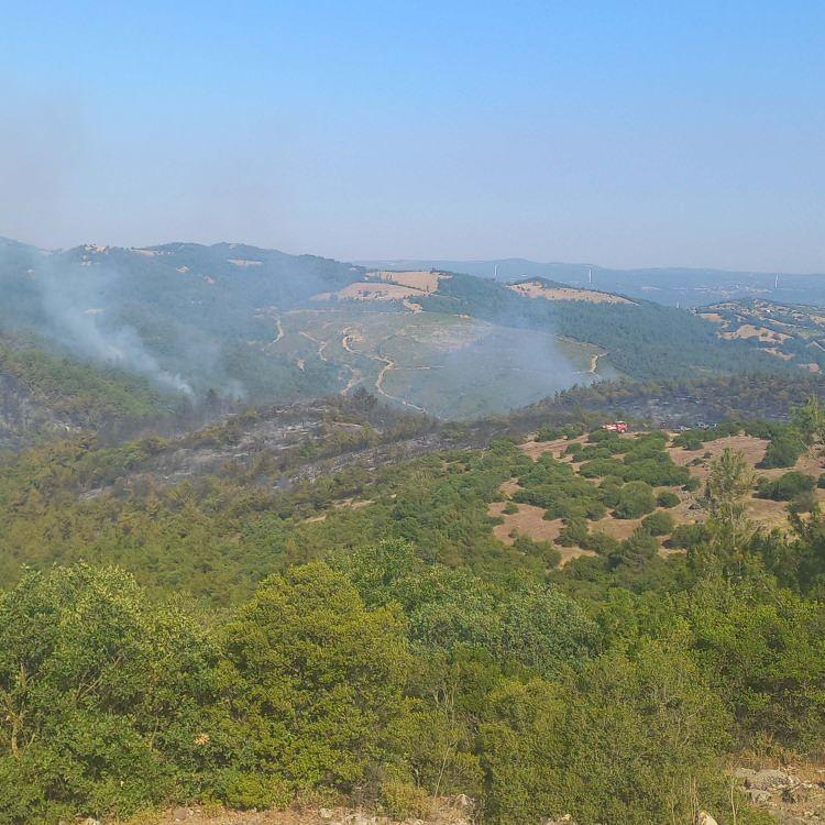 BALIKESİR'DE YANGIN 2. GÜNÜNDE