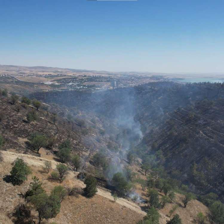 ANKARA'DAKİ YANGIN KONTROL ALTINDA