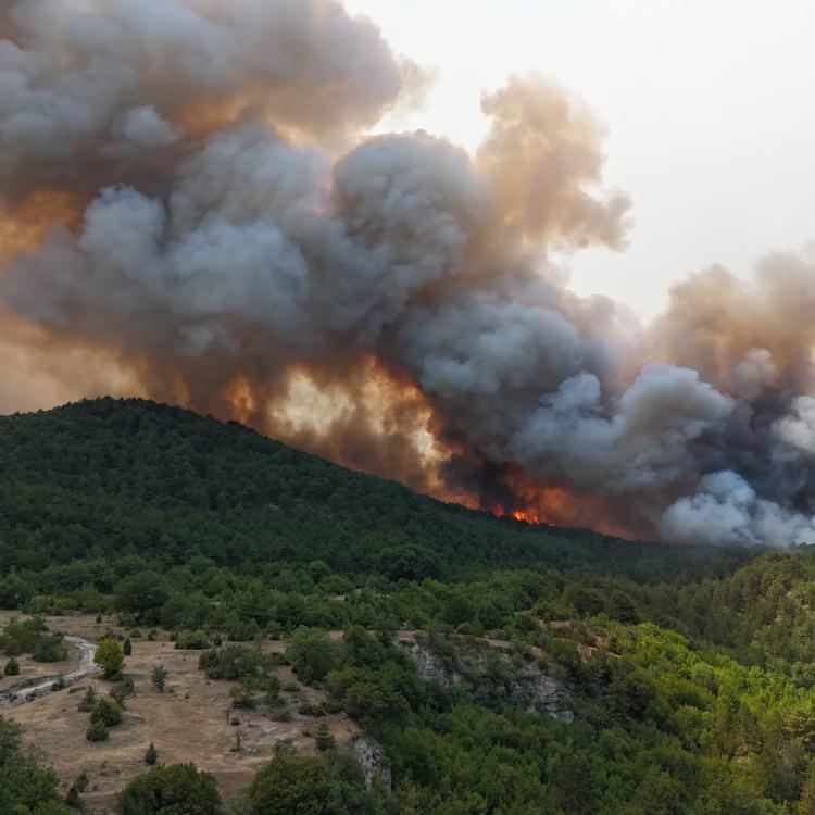 KARABÜK'TE YANGIN 4. GÜNÜNDE