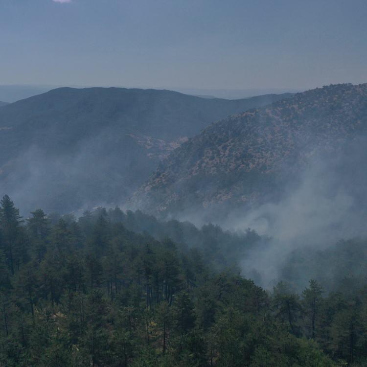 SİNOP'TA YANGININ DİRENCİ AZALDI