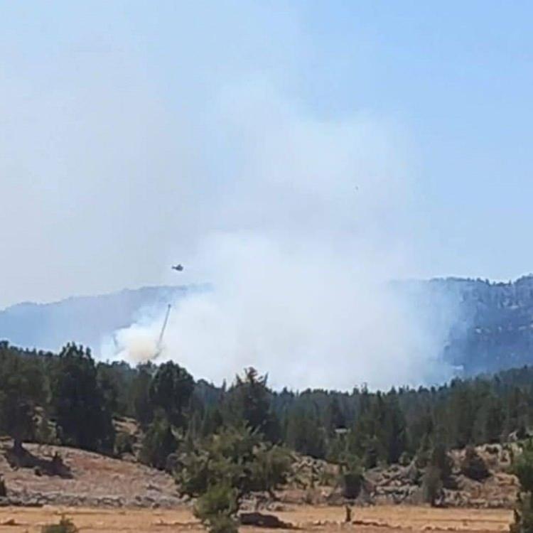 MANİSA'DAKİ YANGINDA HASTANE TEHLİKE ALTINDA