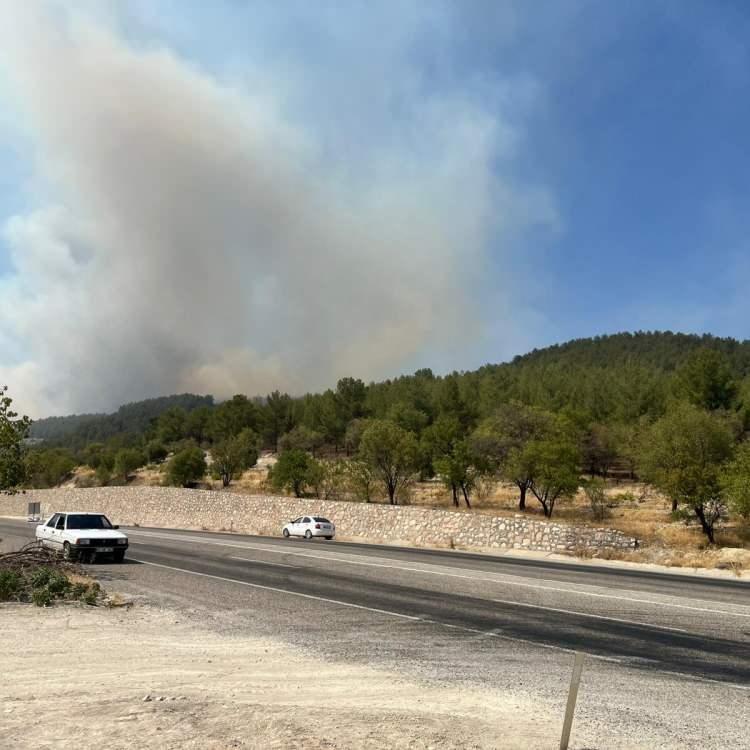 ADIYAMAN'DA YANGIN ÇIKTI