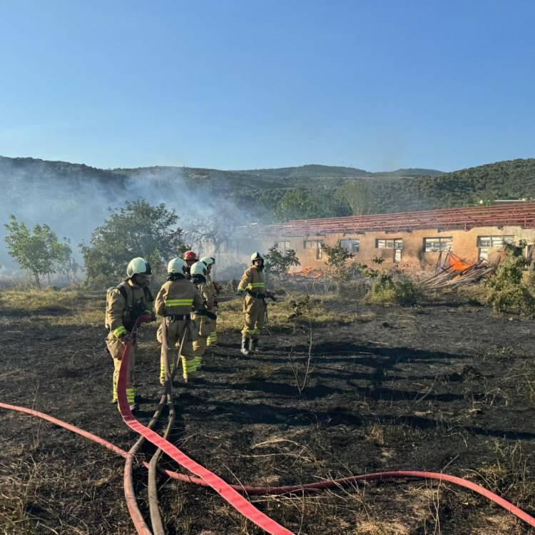 ERDEK'TE YANGIN KONTROL ALTINDA
