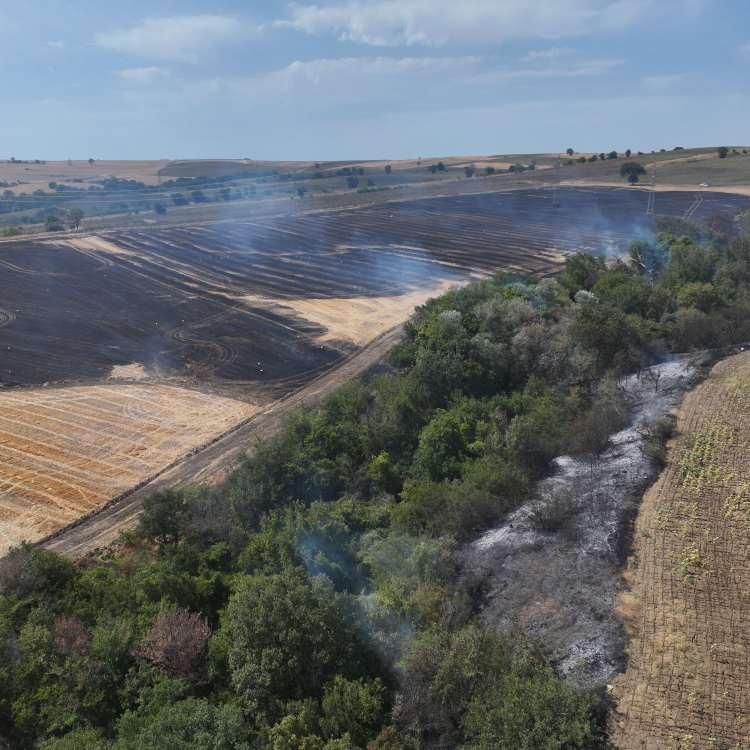 EDİRNE'DE YANGIN SÖNDÜRÜLDÜ