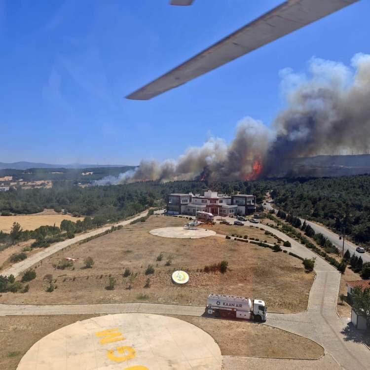 ÇANAKKALE'DE UÇUŞLAR DURDURULDU