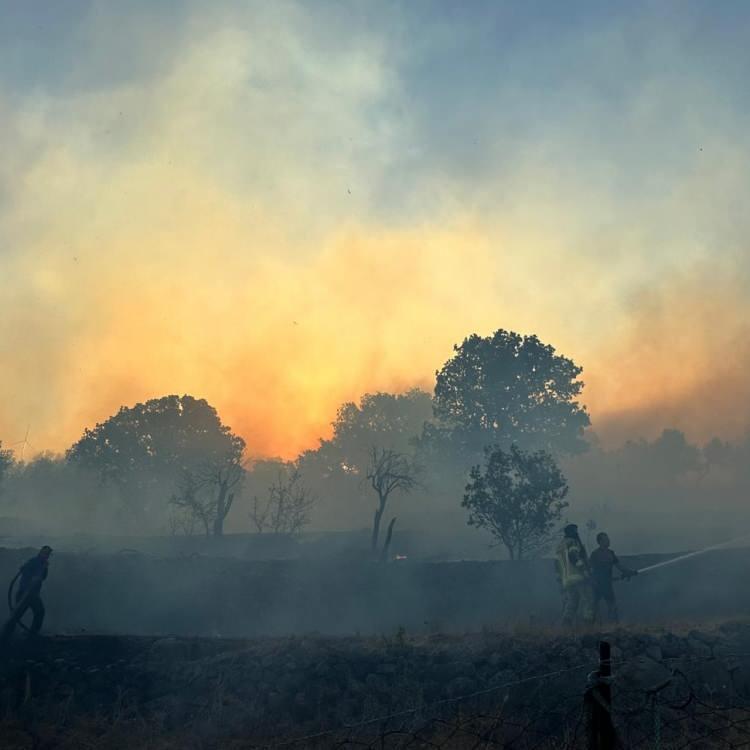 İZMİR'DE YANGIN KONTROL ALTINDA