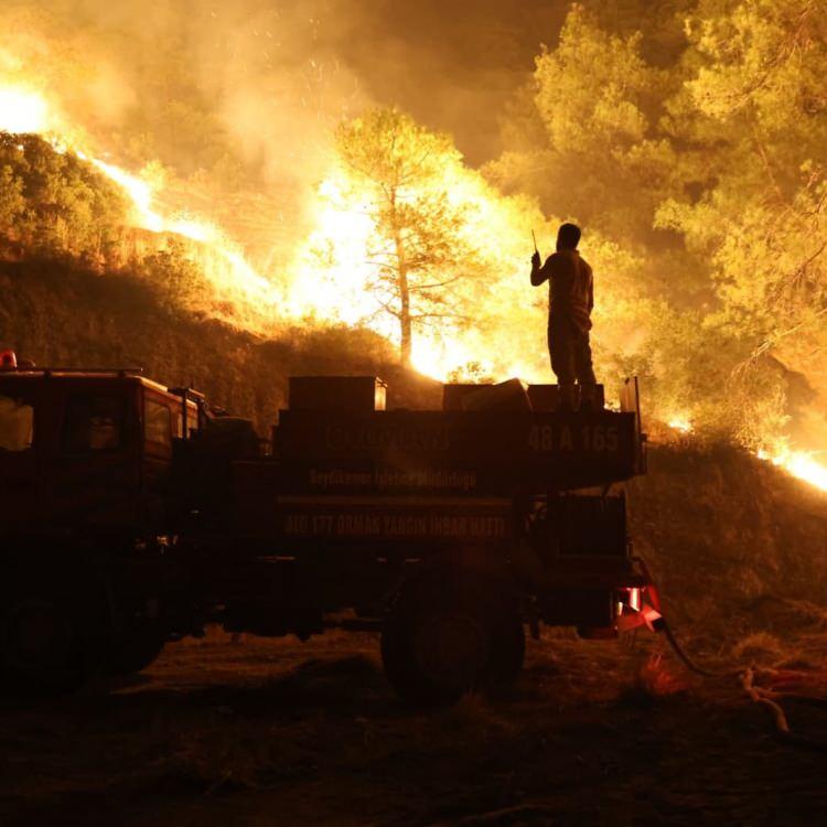 DENİZLİ'DE YANGINDA 4. GÜN