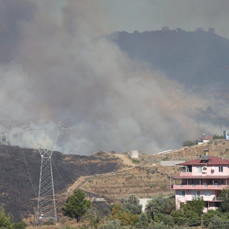 ALANYA'DA YANGIN YENİDEN ALEVLENDİ