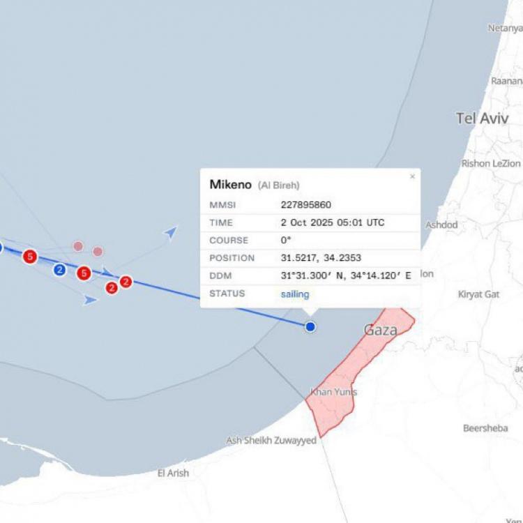 MİKENO GEMİSİ GAZZE KARASULARINDA