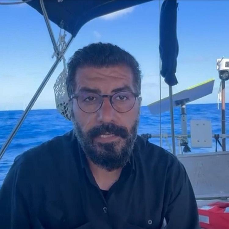 KÜRESEL SUMUD FİLOSU'NDAKİ GAZETECİ ÇELİK, GAZZE YOLUNDA SON DURUMU AKTARDI