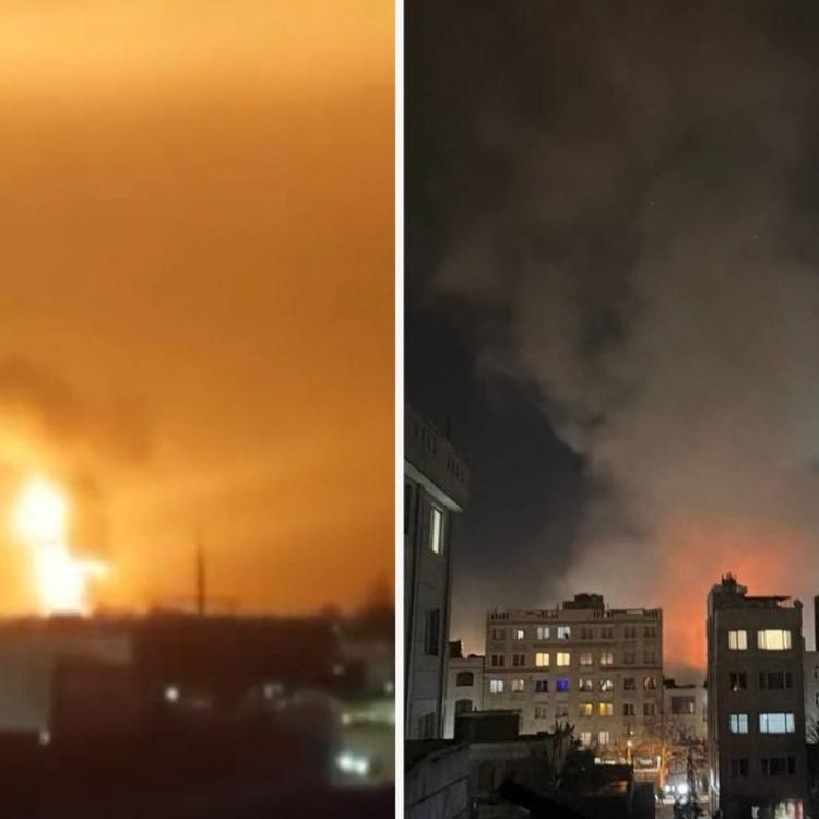 İSRAİL'DEN İRAN'A BÜYÜK HAVA SALDIRISI! 4 ŞEHİR AYNI ANDA VURULUYOR