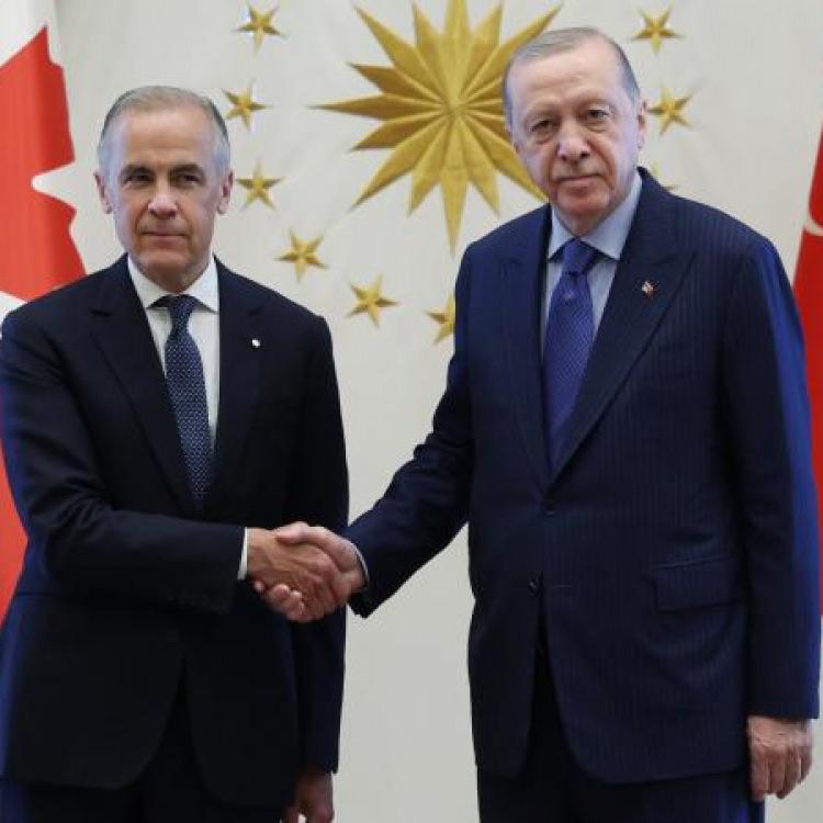 CUMHURBAŞKANI ERDOĞAN KANADA BAŞBAKANI CARNEY'İ KABUL ETTİ