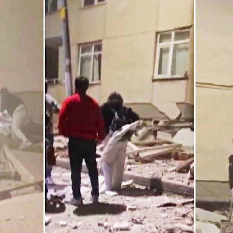MALTEPE'DE BİNADA ÇÖKME