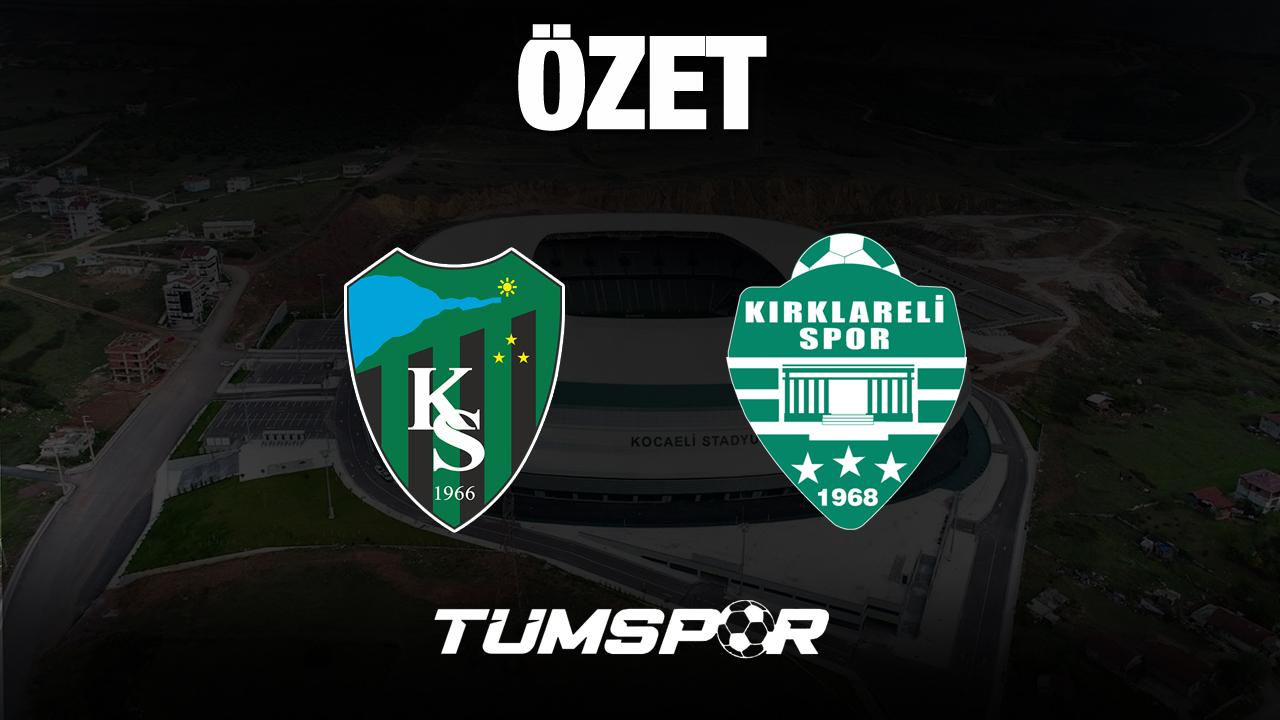 MAÇ ÖZETİ | Kocaelispor 2-1 Kırklarelispor - Tüm Spor Haber SPOR