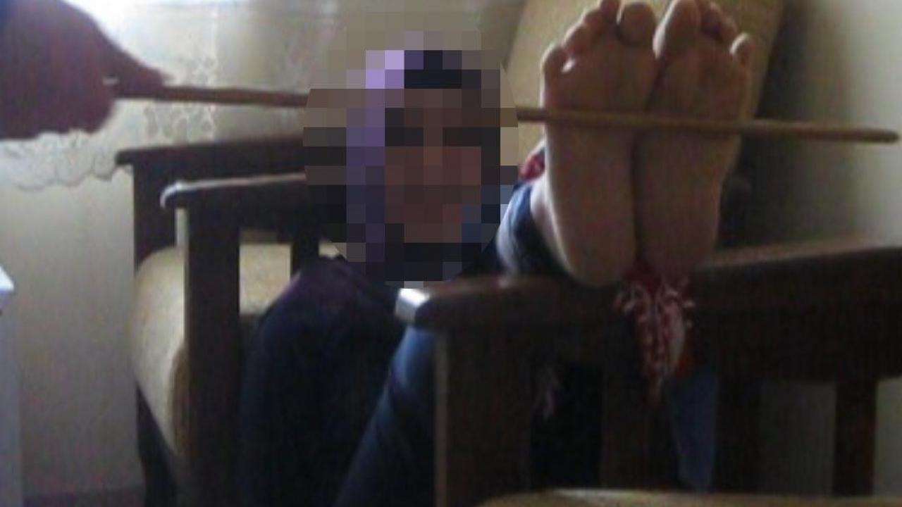 keloğlan bebek kırmızı yatak