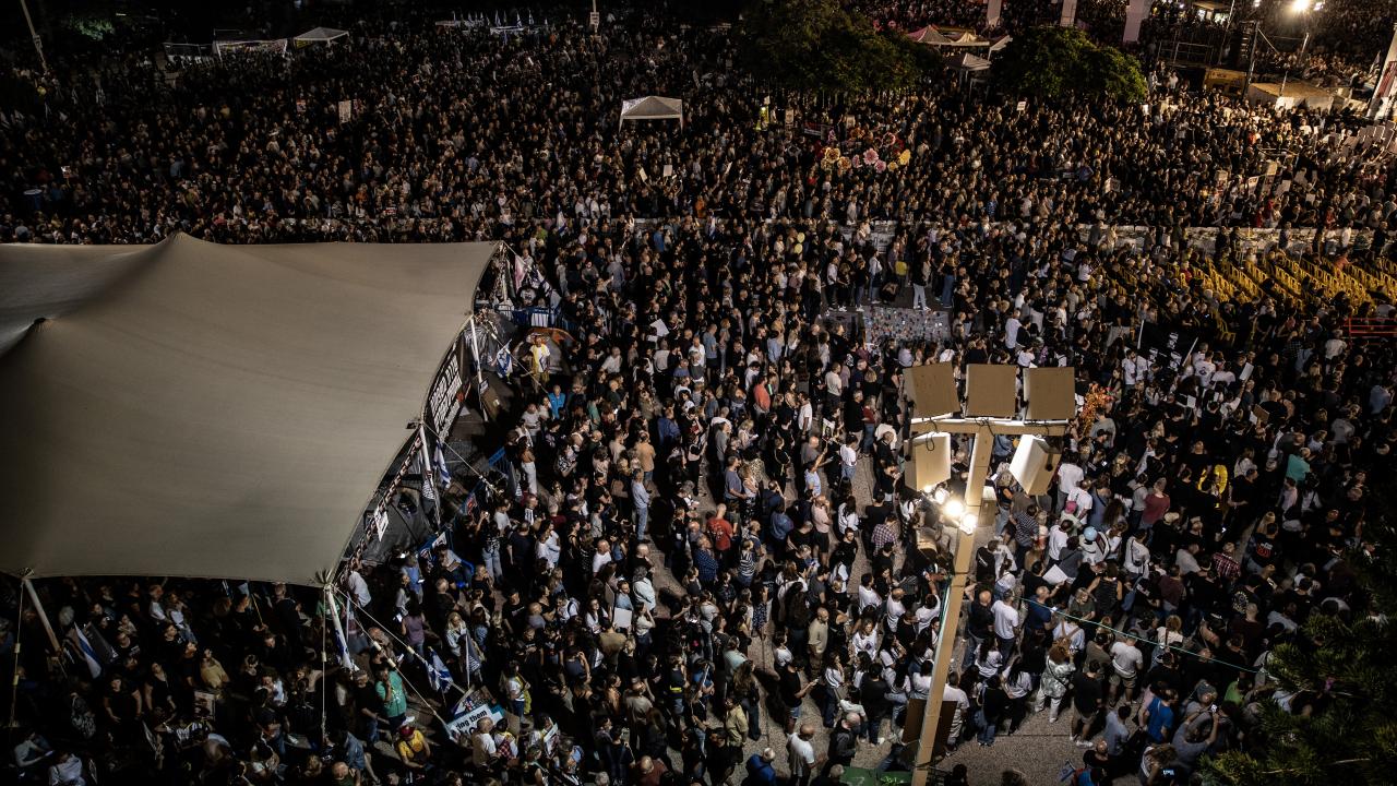 Netanyahu karşı ayaklandılar!  Tel Aviv Esteva Sisleri!