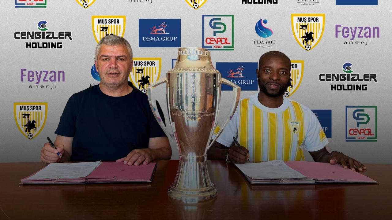 Muşspor'dan Ohawuchi ile 2 yıllık sözleşme