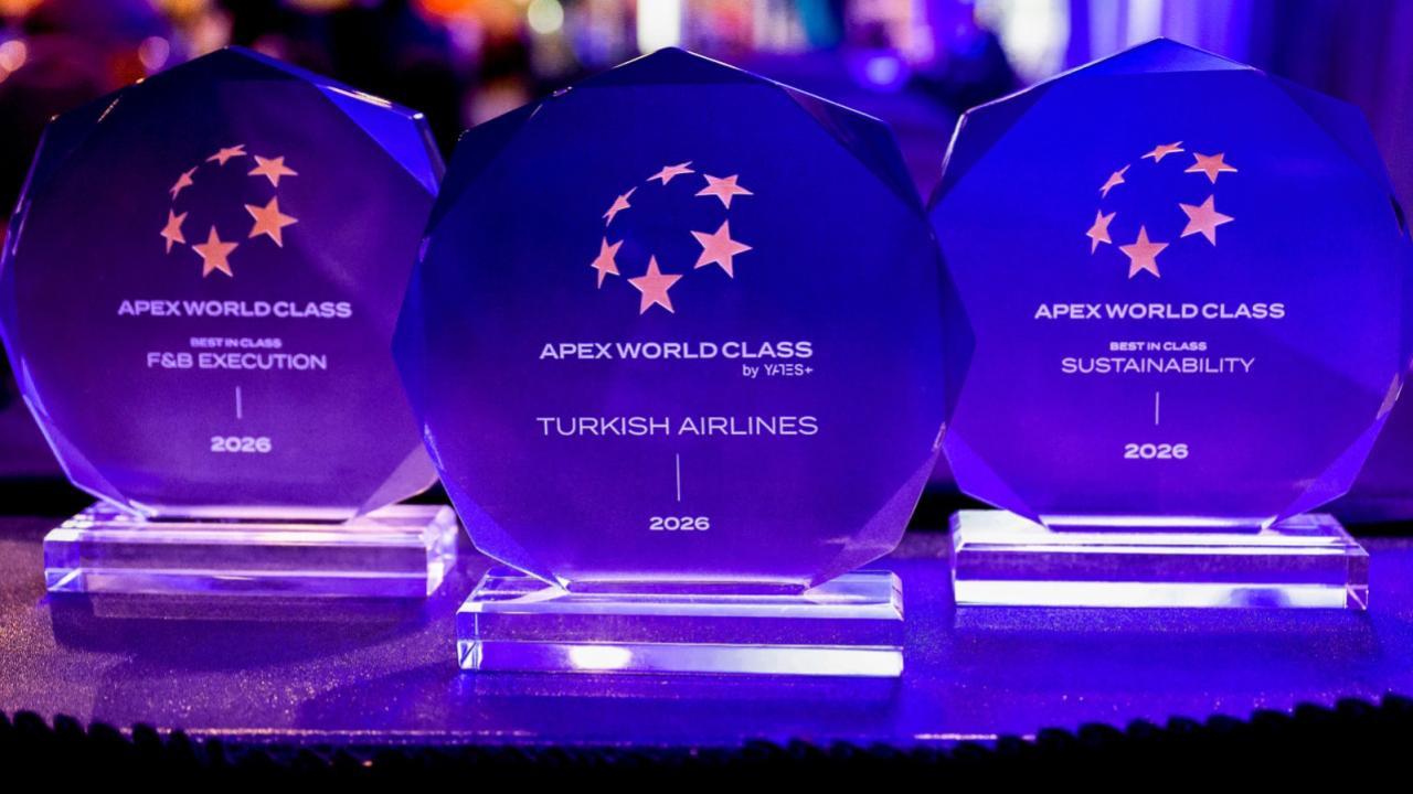 THY'den tarihi başarı! 5'inci kez APEX World Class ödülünün sahibi oldu