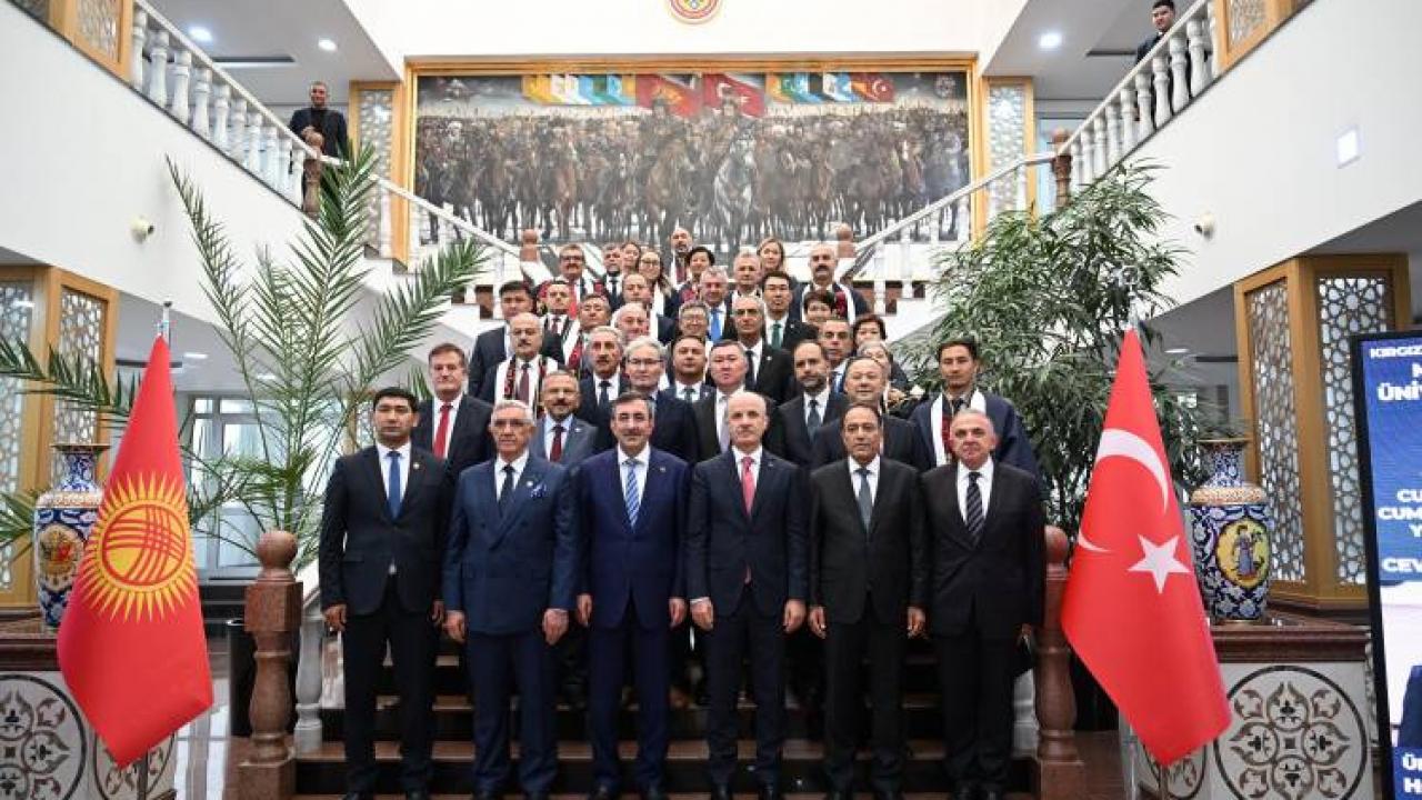 Cevdet Yılmaz'dan Kırgızistan-Türkiye Manas Üniversitesi'ne ziyaret