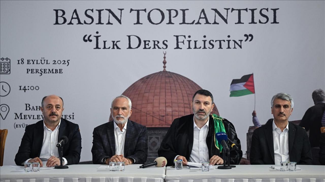 STK’lardan ortak çağrı: 'İlk ders Filistin Olsun!'