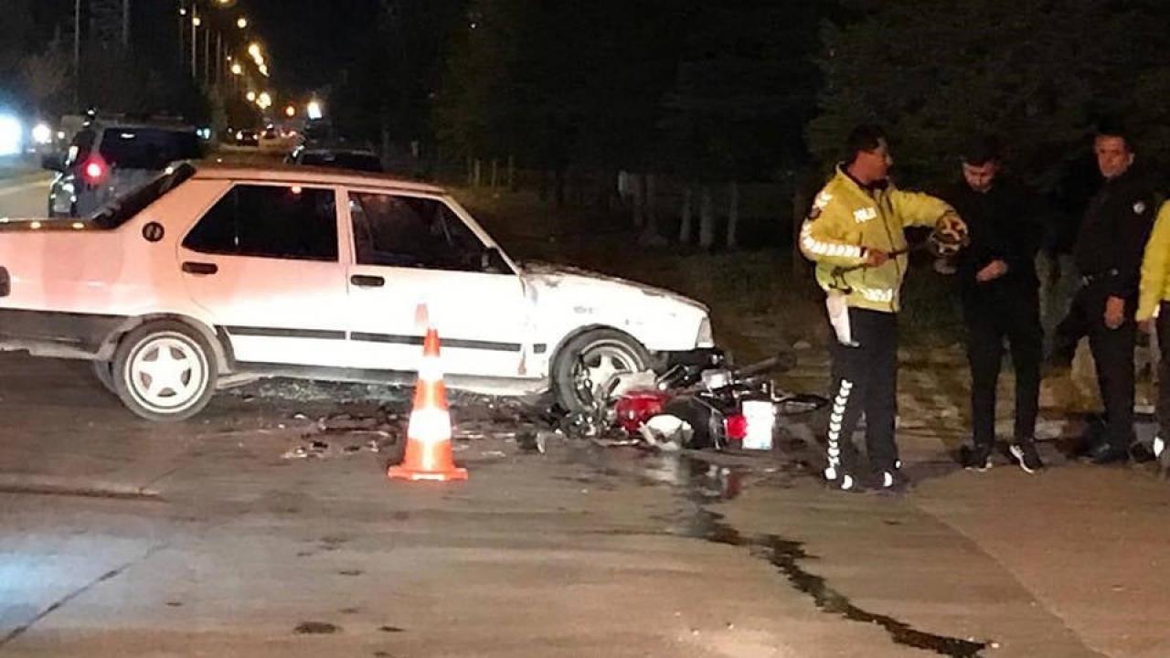 Konya'da iki motosikletin çarpıştığı kazada 1 kişi öldü, 3 kişi yaralandı